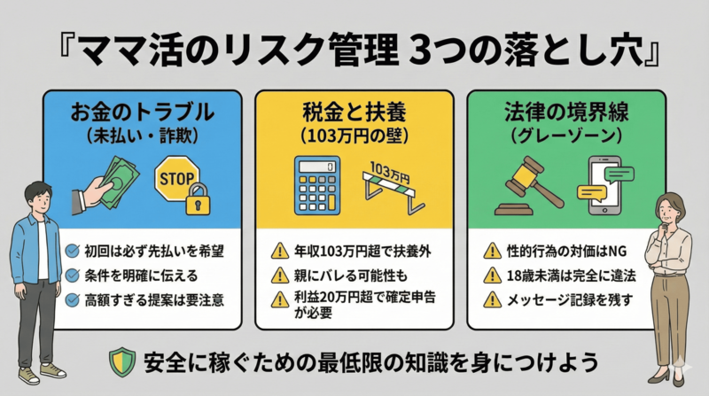 トラブル回避とリスク管理｜お金・法律・税金の話