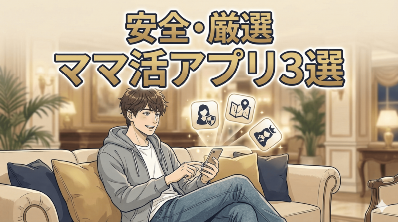 安全に稼げる！ママ活向けアプリ・出会いの場おすすめ3選